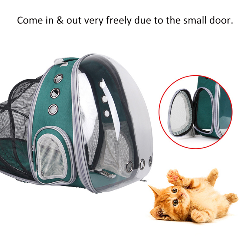 Hochwertige tragbare Astronauten-Reisetasche für Katzen, atmungsaktive Raumkapsel, entnehmbare, transparente Tragetasche, Haustierrucksack für Katze und Hund